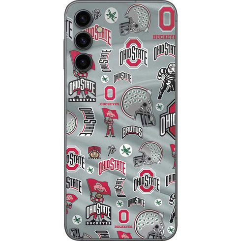 Ohio State University Pattern Galaxy A14 5G Skin
